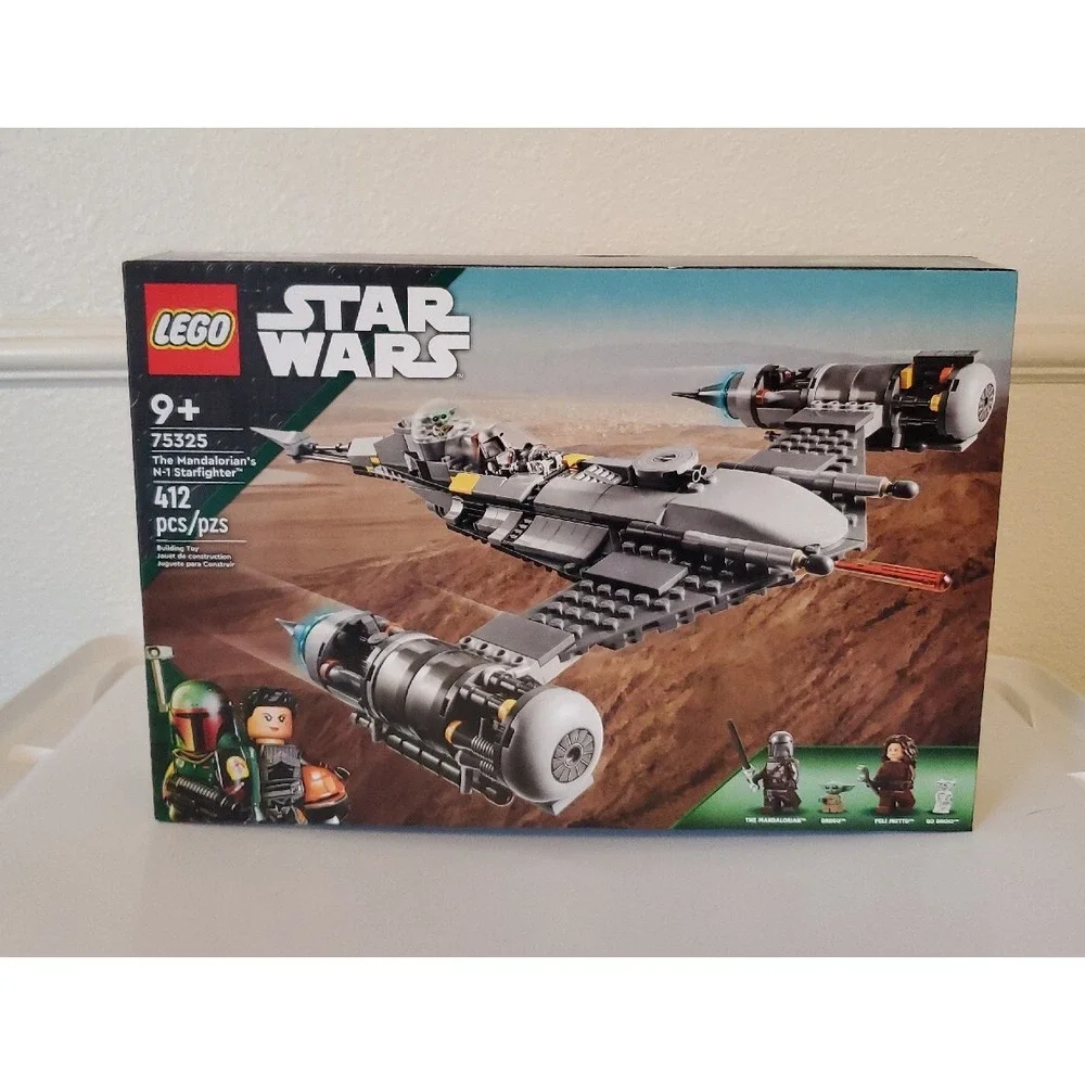 LEGO Star Wars 75325 The Mandalorian's N-1 Starfighter Set 412 Pcs New Sealed
